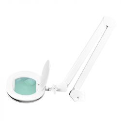 Lampa s lupou stolní ELEGANTE  6028 60 LED SMD 5D - bílá