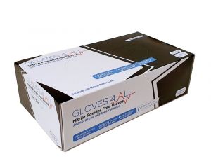GLOVES4ALL jednorázové nitrilové rukavice modré XL - 1000ks