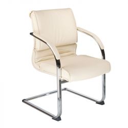 Konferenční židle / židle do čekárny BX-3339B krémová