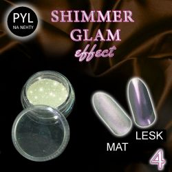 Pyl na zdobení nehtů - Efekt Shimmer Glam 04