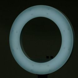 Prstencová lampa RING LIGHT 18" 48W LED se stativem bílá